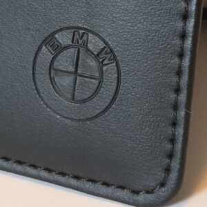 BMW Black Leather Card Holder